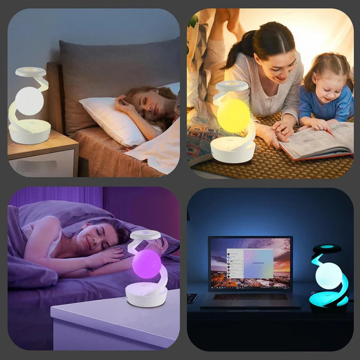 Spiraal - Slimme LED-lamp met draadloos opladen