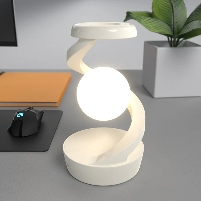 Spiraal - Slimme LED-lamp met draadloos opladen